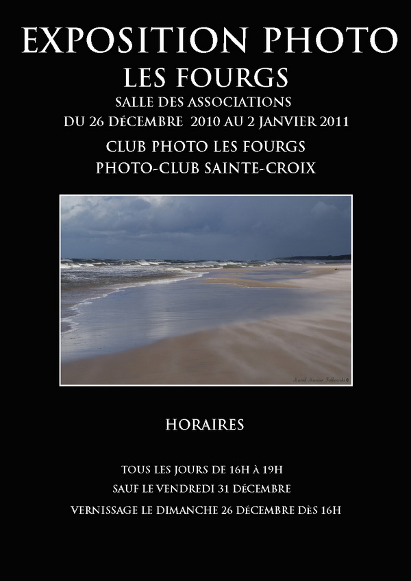 Affiche expo club photo