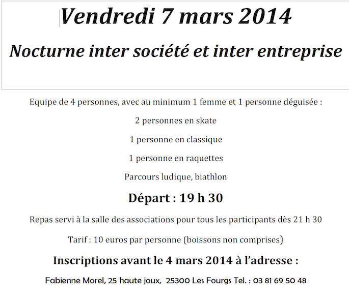 Affiche intersociete 2