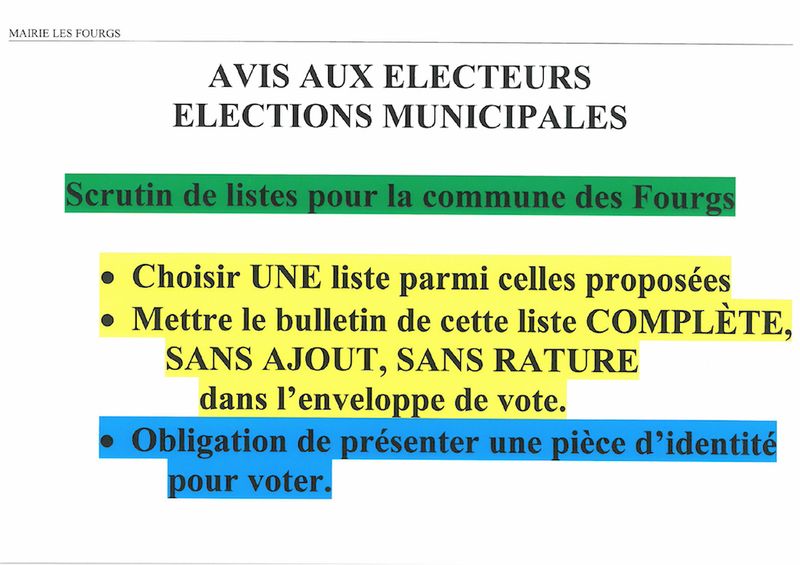 Elections municipales