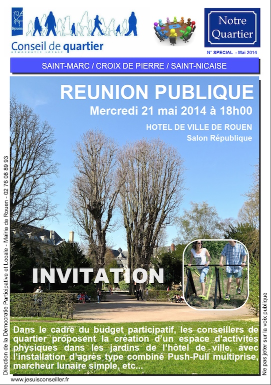 Rouen invitation reunion publique 