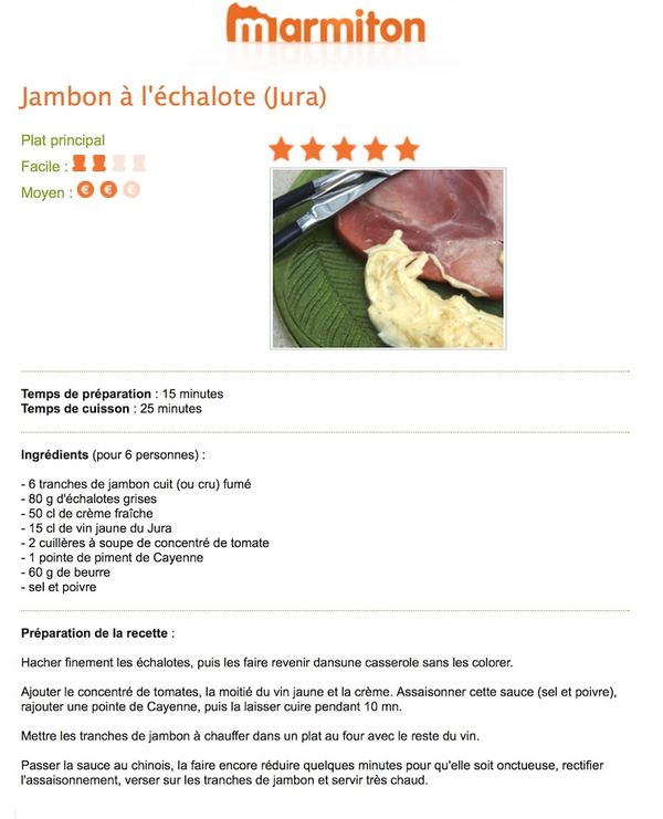 Recette jambon echalotte 1 - copie 2