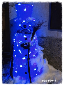 Copie - bonhomme neige bleu