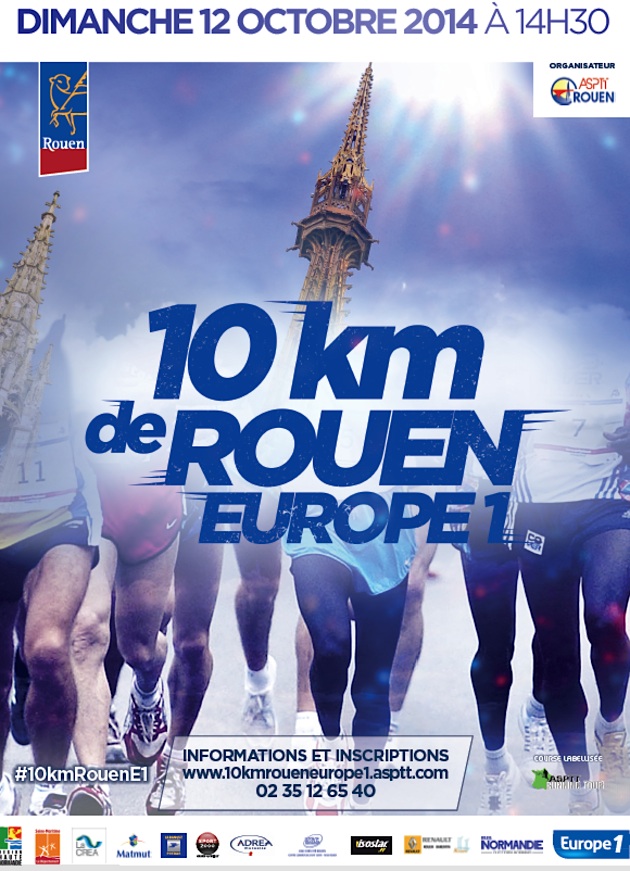 Affiche 10 Km de Rouen