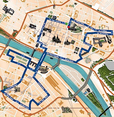 Parcours 10 km de rouen