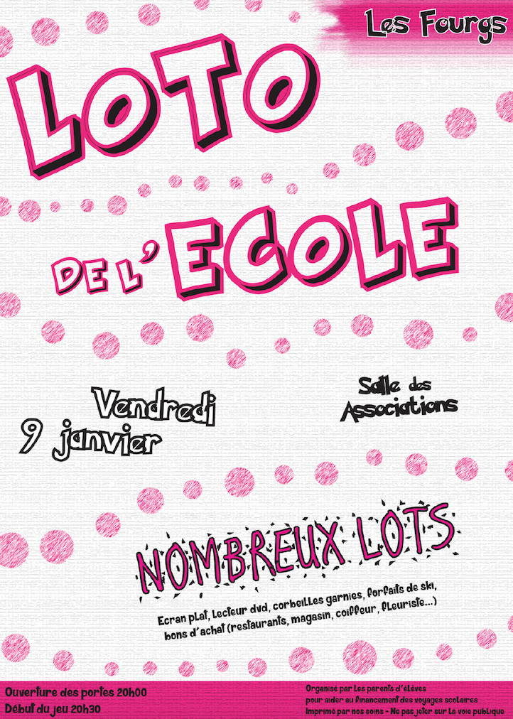 Loto ecole les fourgs