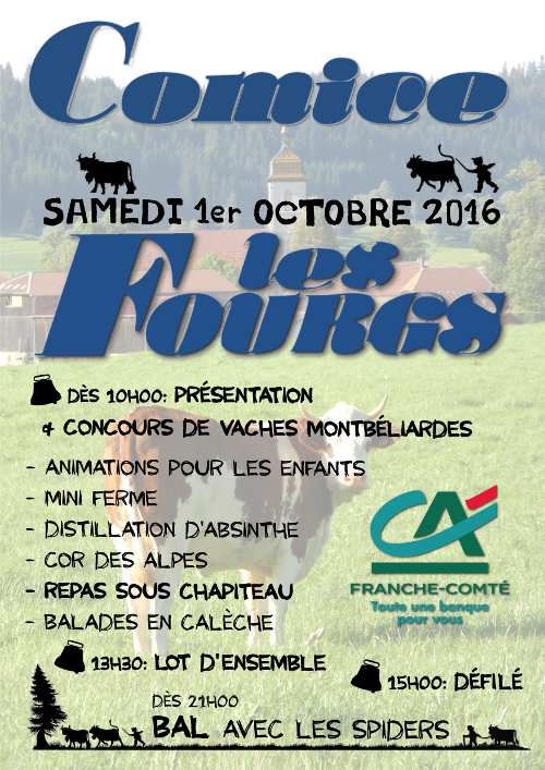 AFFICHE comice Les FOURGS_Dav