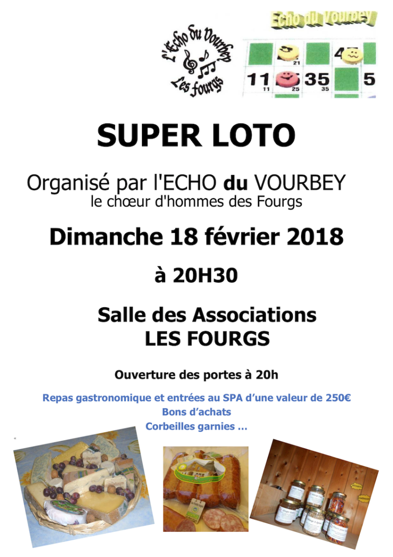 Affiche loto Echo du vourbey 2018_1