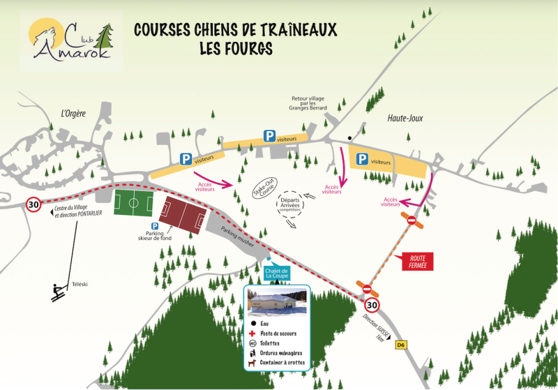 Plan chiens de traineaux