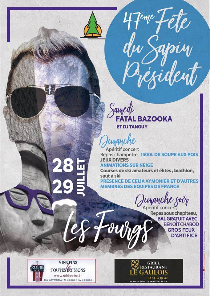 Affiche Fête du Sapin Président 2018 Copie