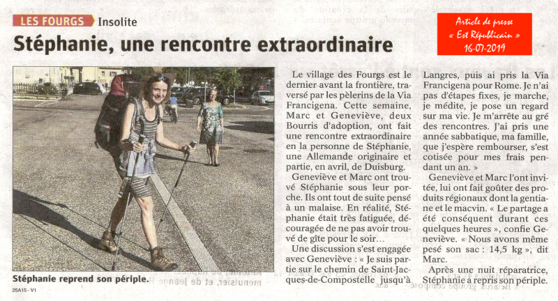 Stéphanie Article Est Républicain