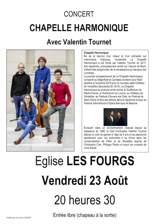 LES FOURGS, le toit du Haut-Doubs.: Concert \