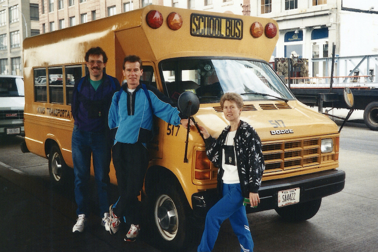 New-York 1990 scool bus CGM